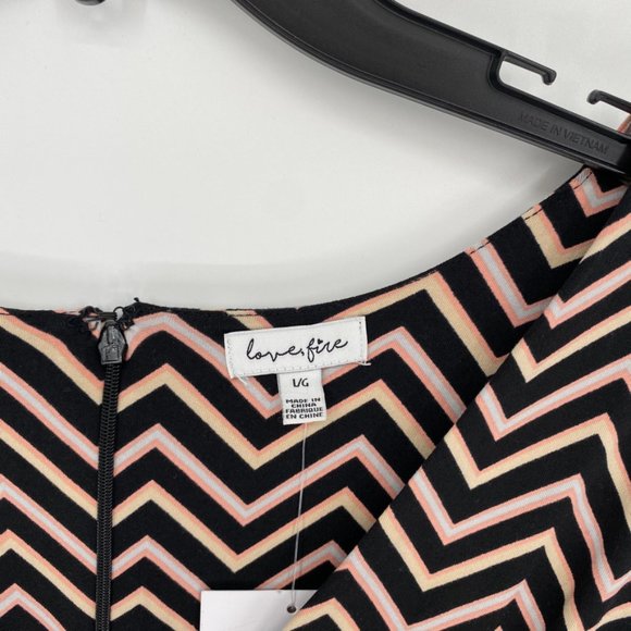 Love, Fire Women's Chevron Dress - Picture 4 of 4